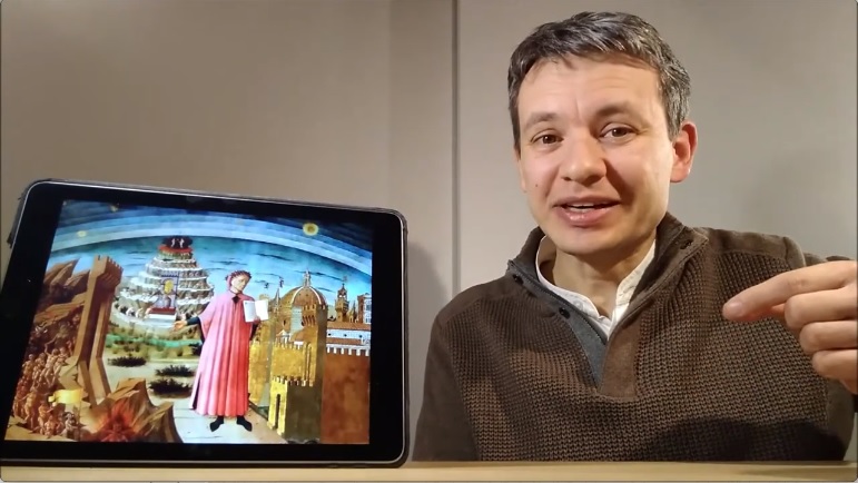 La Selva oscura di “Un dopocena con Dante” guarda il VIDEO