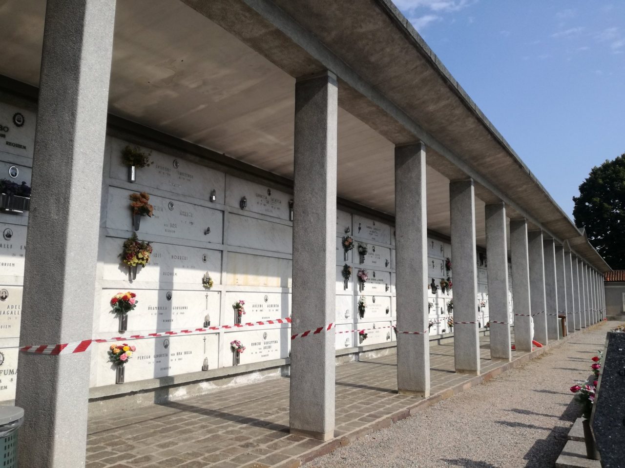 parte inagibile del cimitero