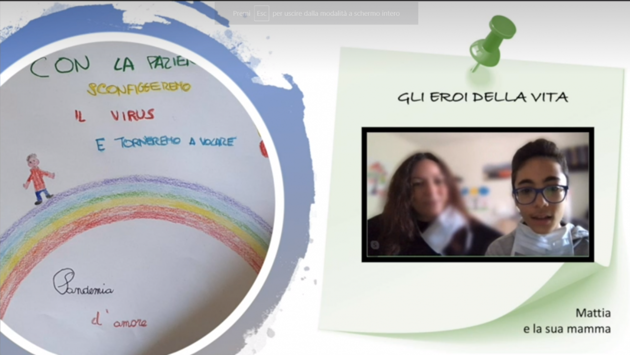 I ragazzi vicini agli anziani e al personale dell’Rsa di Mediglia VIDEO
