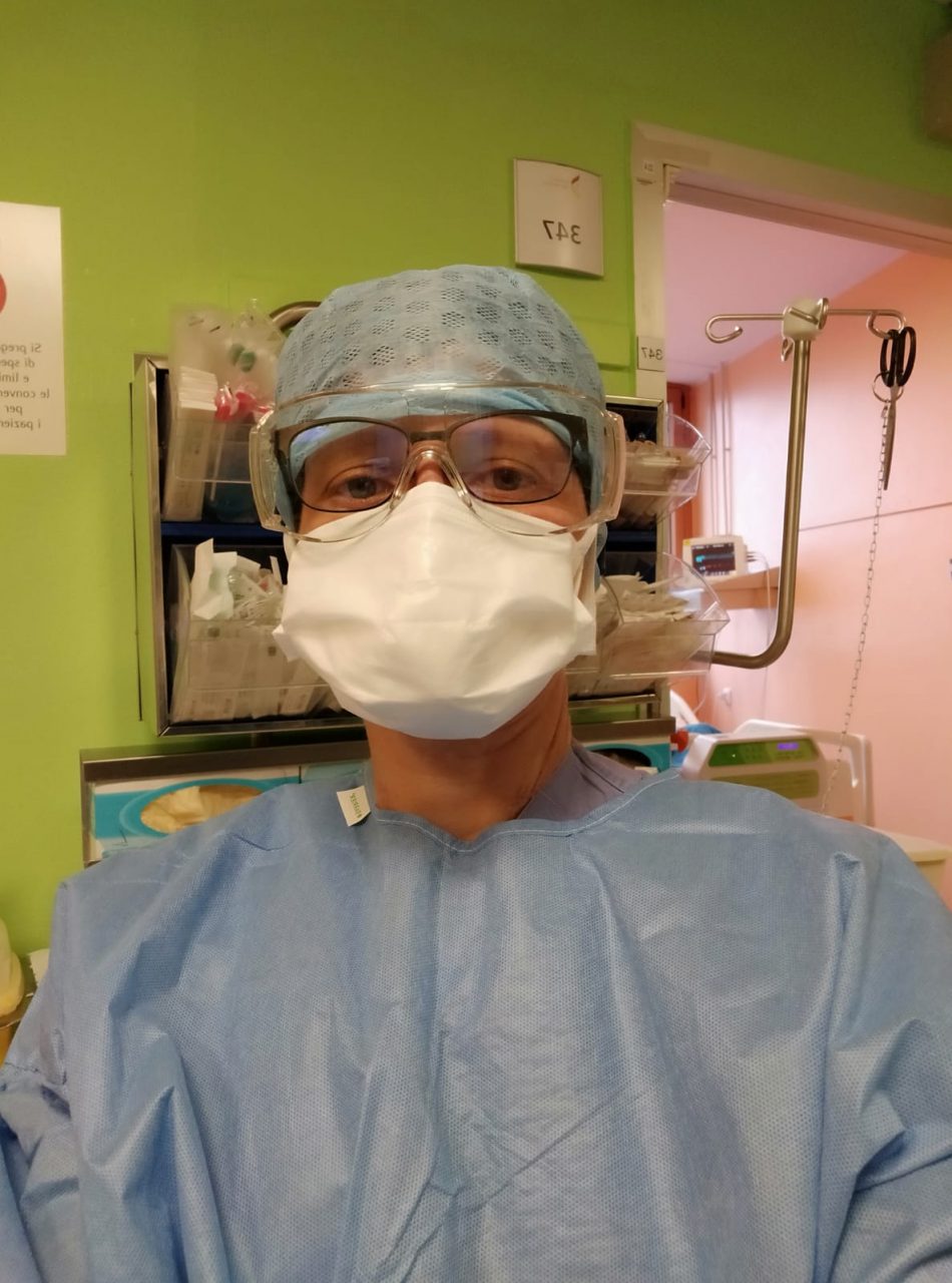 E’ guarita dal virus ed è tornata in corsia