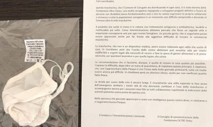 Comune e Fondazione Oltre donano 6mila mascherine ai carugatesi