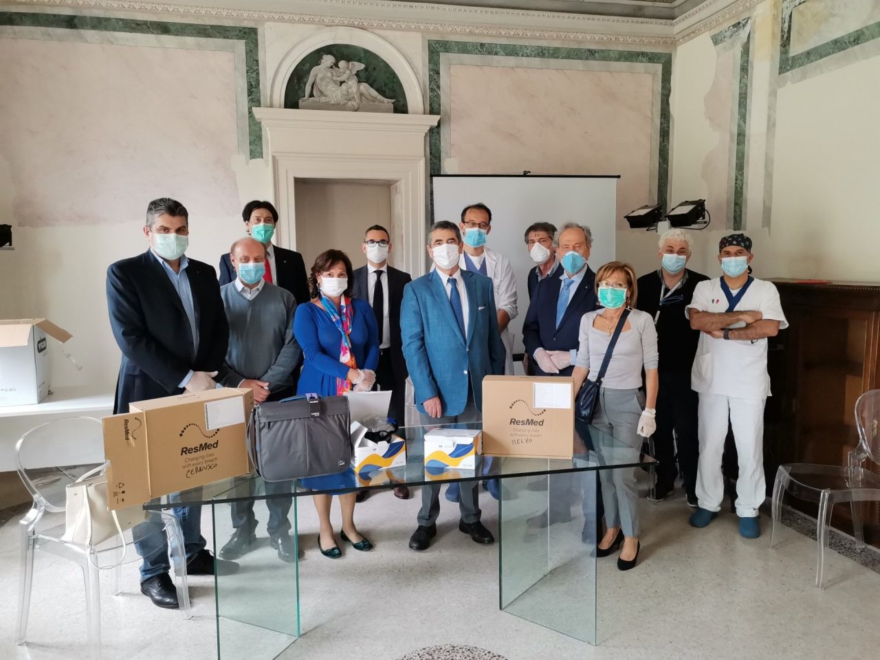 Il Rotary club riempie la Martesana di materiale sanitario