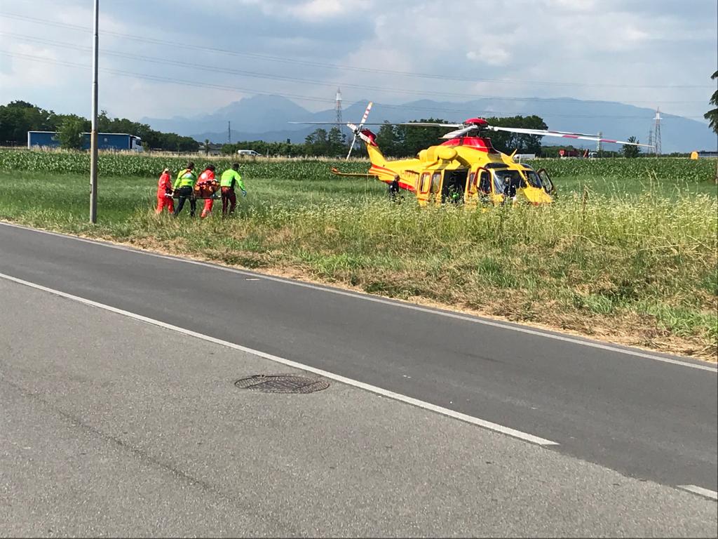 Malore sul lavoro, arriva l’elisoccorso