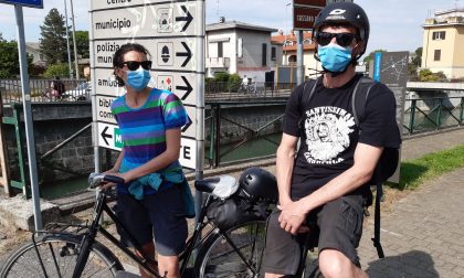 Bellinzago parco deserto, ciclisti lungo l'alzaia. Pochi in metropolitana a Gessate