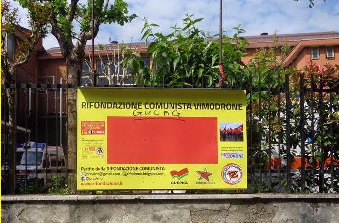 Vandalizzata la bacheca di Rifondazione: “Provocazione fascista”
