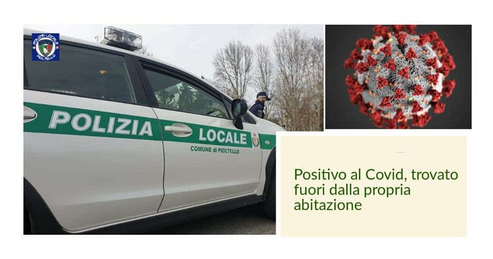 Positivo al Covid esce di casa: denunciato dalla Polizia Locale