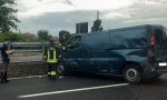 Incidente in tangenziale.  Arriva l'elisoccorso