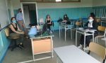 In Martesana una scuola è tornata a far lezione in classe FOTO