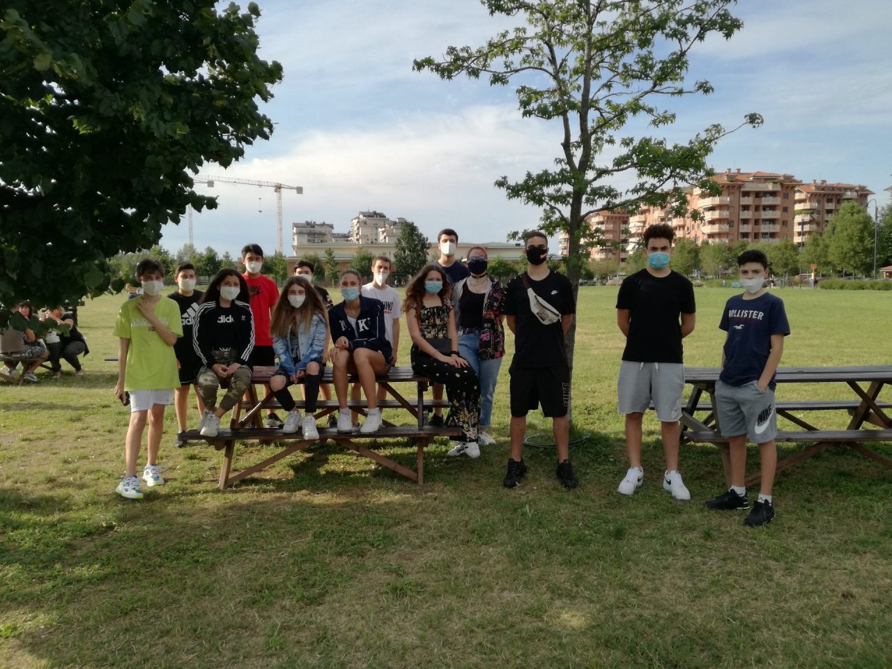 Terza media di Segrate si incontra al parco FOTO
