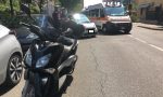 Scontro tra auto e moto a Cologno Monzese FOTO