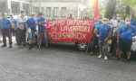 Sarinox, protesta davanti ad Assolombarda a Monza