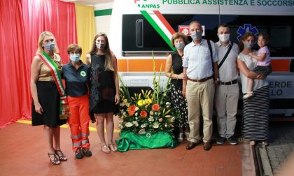 Un'ambulanza in memoria del volontario Paolo FOTO