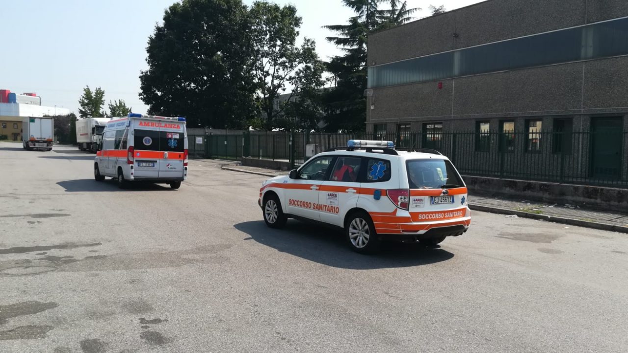 Infortunio sul lavoro a Trezzo, paura per un cinquantenne