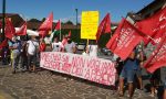 Manifestazione a Trezzo dei lavoratori della Maschio di Grezzago FOTO e VIDEO