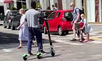 Questa cosa dei monopattini forse ci sta sfuggendo di mano... (video)