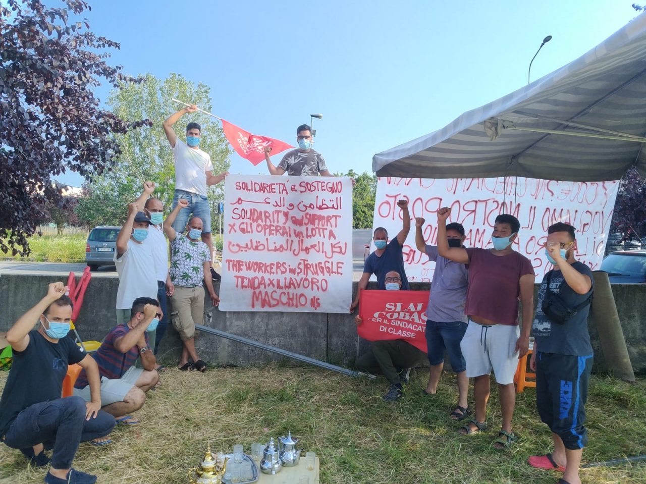 Assemblea popolare alla tenda del lavoro di Grezzago per parlare di diritti