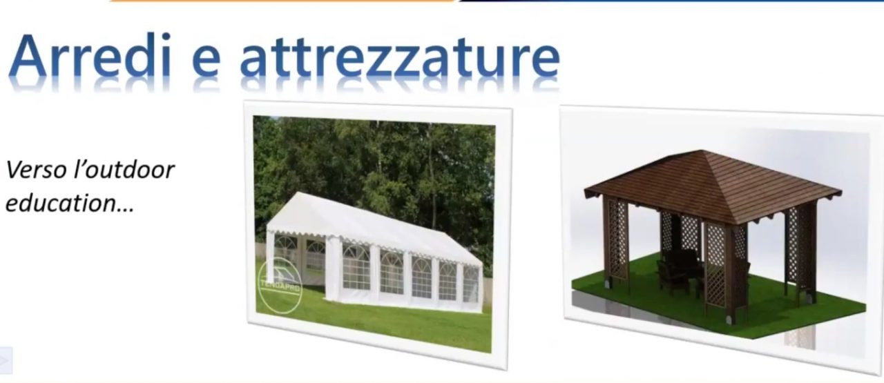 A settembre lezioni all’aperto sotto tendoni e gazebo