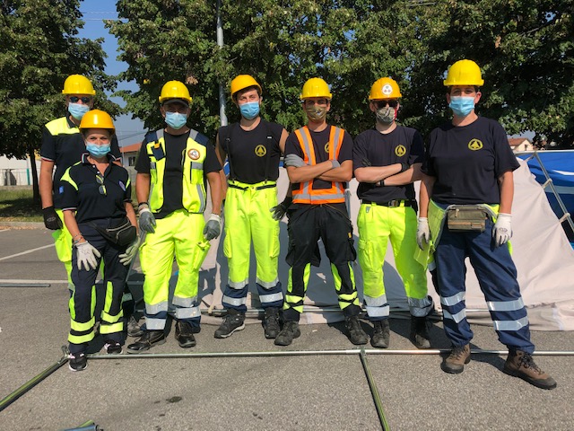 Protezione civile, esercitazione a Trecella