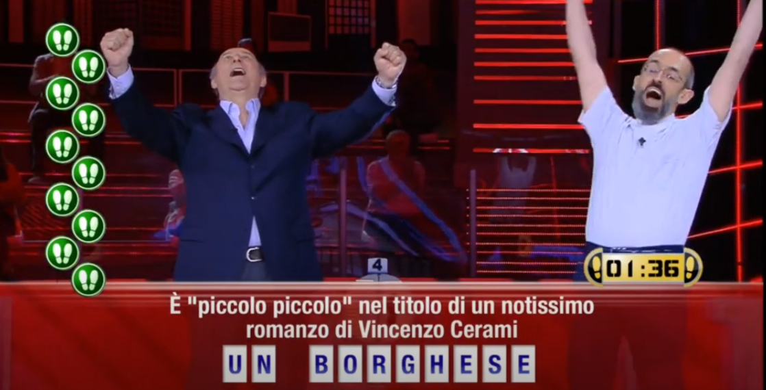 Don Andrea Rabassini trionfa a Caduta Libera: vinti 25mila euro VIDEO