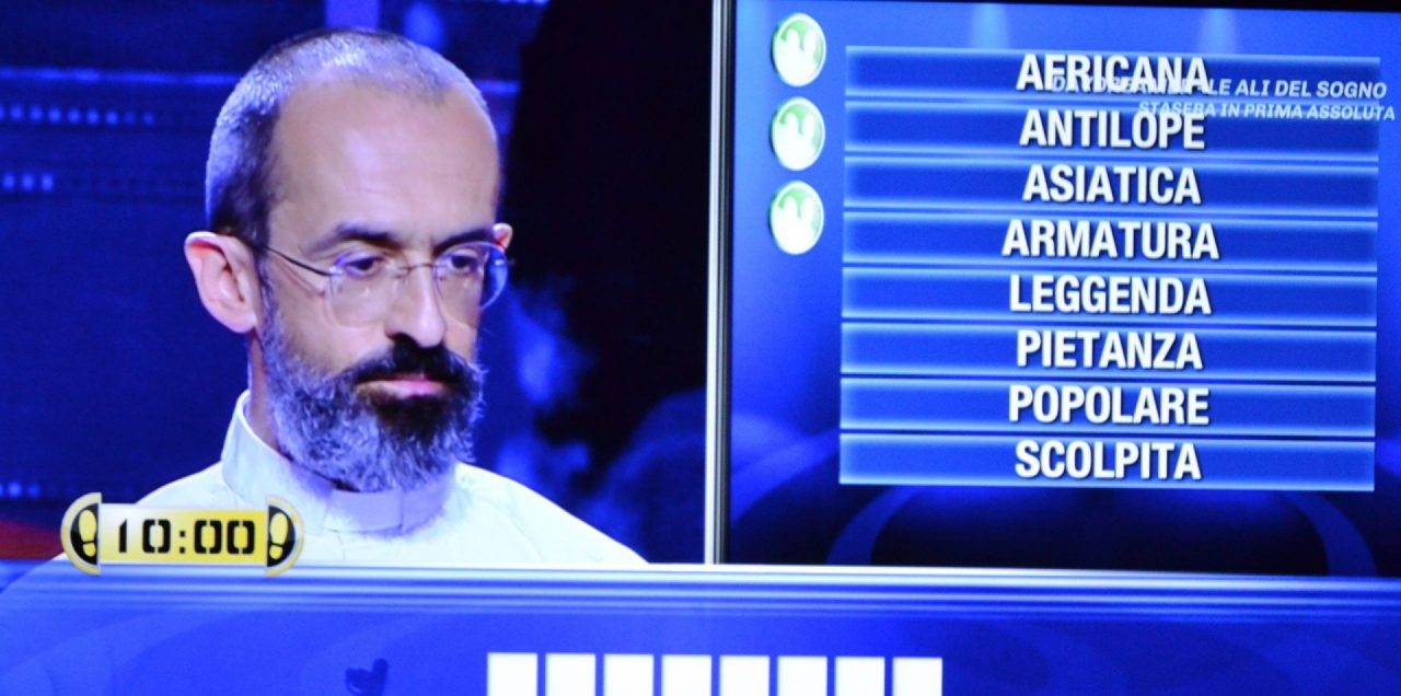 Il don da Gerry Scotti a Caduta Libera per beneficenza