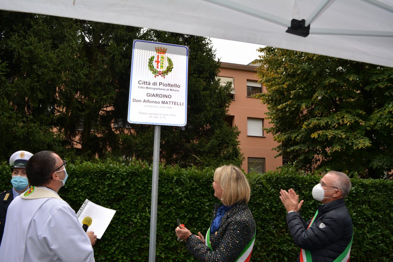 Pioltello intitolato don Alfonso Mattelli un parco di Limito