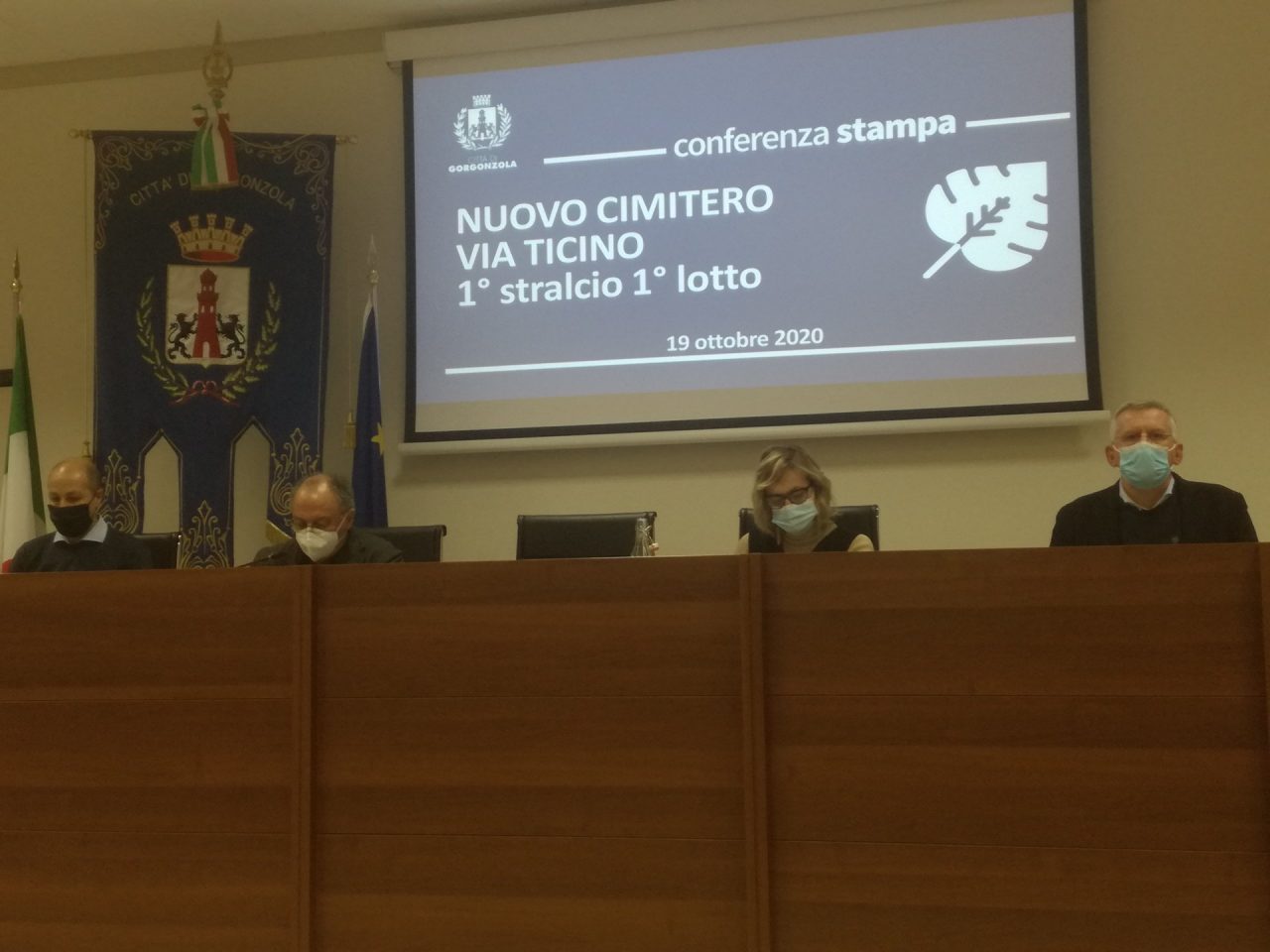 Nuovo cimitero di Gorgonzola, presentato il primo lotto