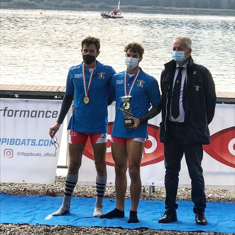 Il trezzese Simone Mantegazza vince il titolo tricolore under 23 nel due senza pesi leggeri