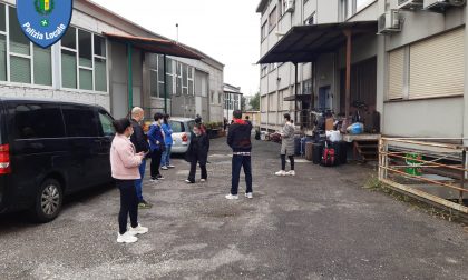 Dormitorio abusivo per operai cinesi scoperto dalla Polizia Locale