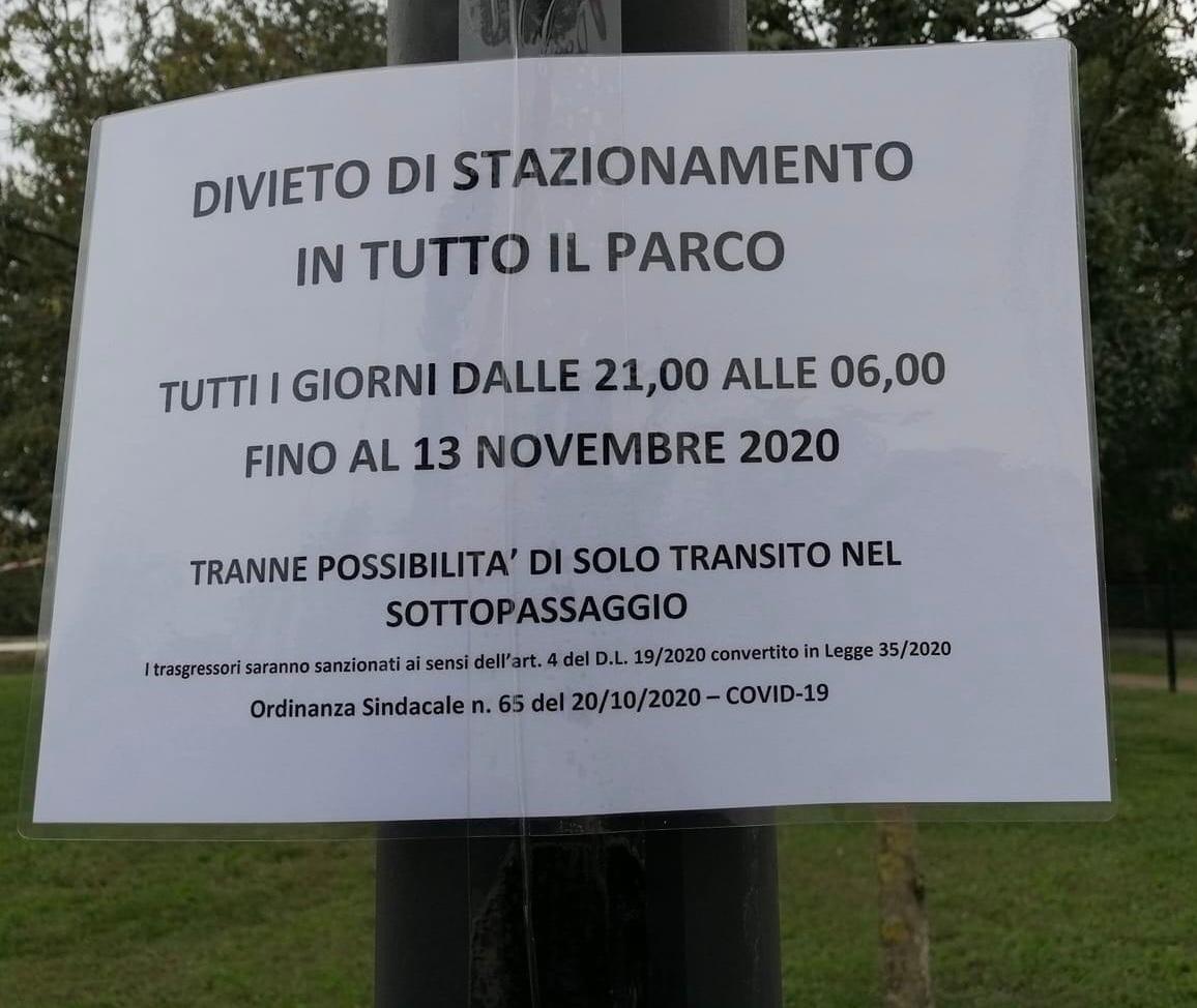 Rischio assembramenti: il sindaco chiude il parco di Albignano
