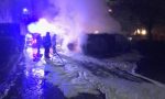 Auto e furgone in fiamme a Cassano FOTO