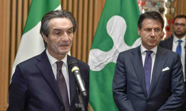Fontana infuriato con Conte: «Sapere così di essere “zona rossa” è uno schiaffo ai lombardi»