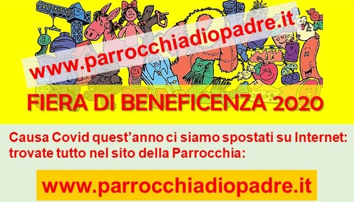 A Segrate la fiera di beneficenza si fa… online