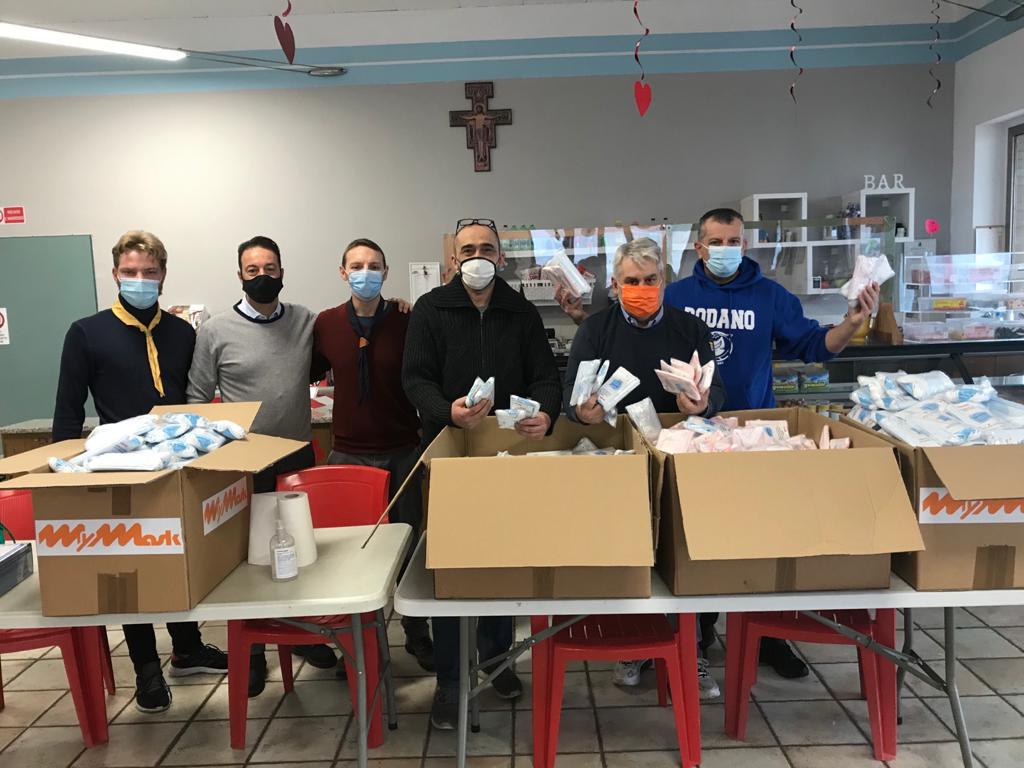 Quarantamila mascherine donate ai cittadini di Rodano