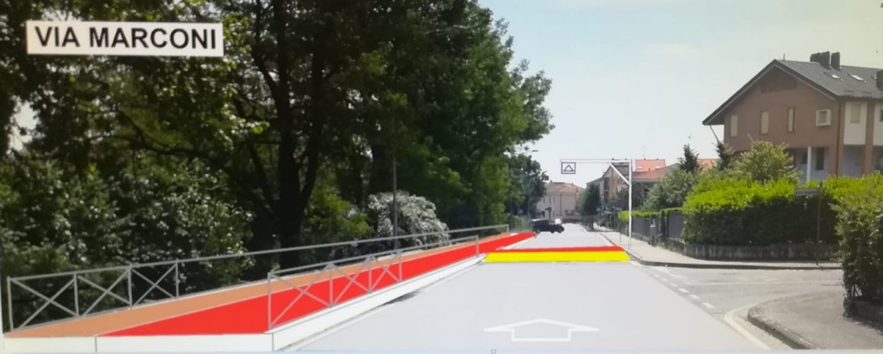 Rodano, via Marconi diventerà a senso unico