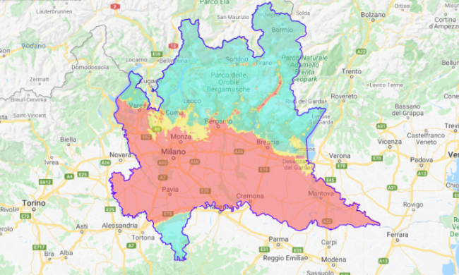 Qualità dell’aria in Lombardia in  miglioramento