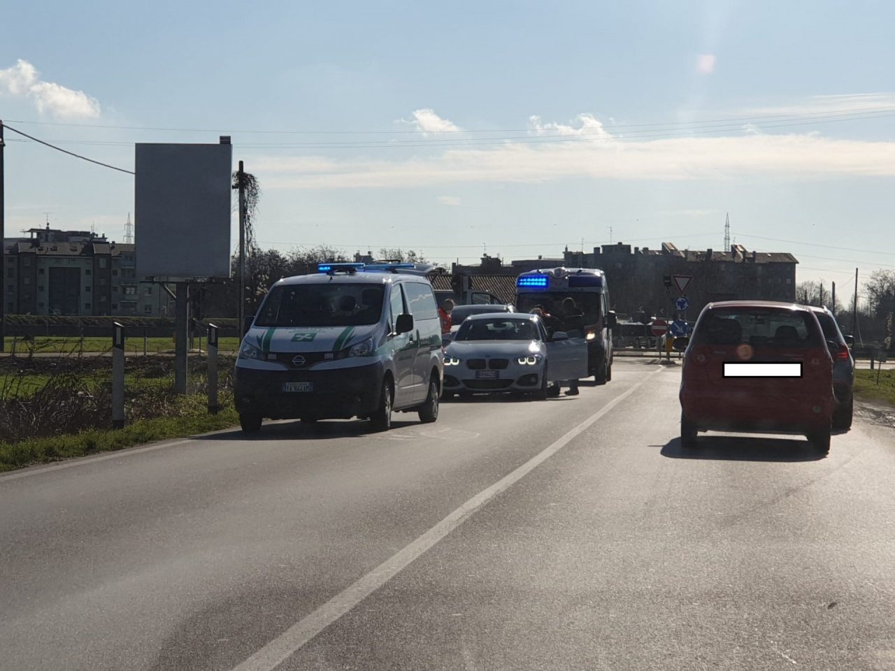 Tamponamento sulla Cerca: traffico in tilt