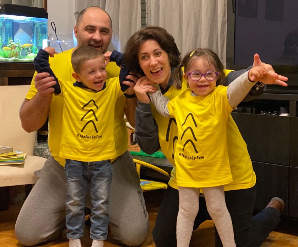 La piccola Tabata ha ispirato la Onlus per chi è affetto da sindrome di Down