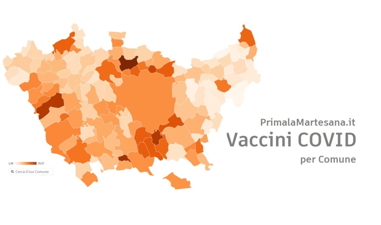 Quanti vaccini sono stati fatti in Martesana? Ecco i dati COMUNE PER COMUNE