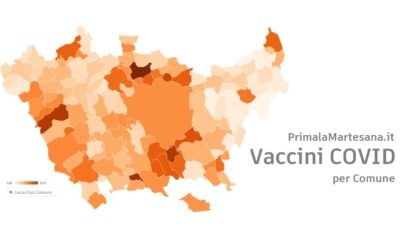 Quanti vaccini sono stati fatti in Martesana? Ecco i dati COMUNE PER COMUNE