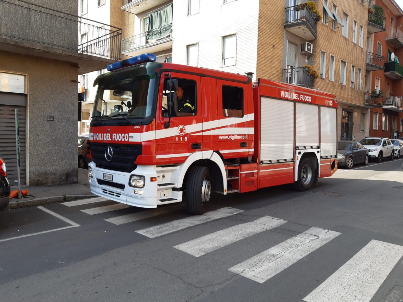 Sospetta fuga di gas a Pioltello, arrivano i Vigili del fuoco