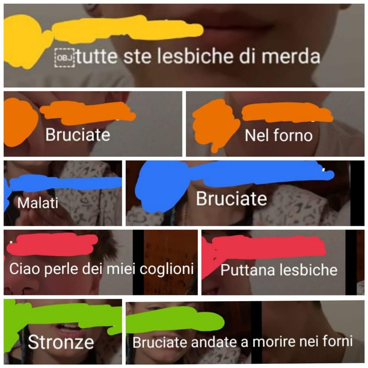 Haters irrompono nella diretta e le insultano: “Lesbiche, dovete morire nei forni”