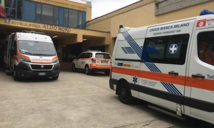 Due ragazzine stanno male a scuola, ambulanze e automedica a Cernusco