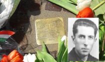 Una pietra d'inciampo davanti alla casa di Antonio Fanzel, ucciso in campo di concentramento