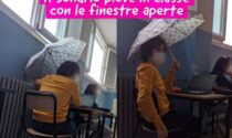 In classe con l’ombrello: la foto che spopola su Instagram