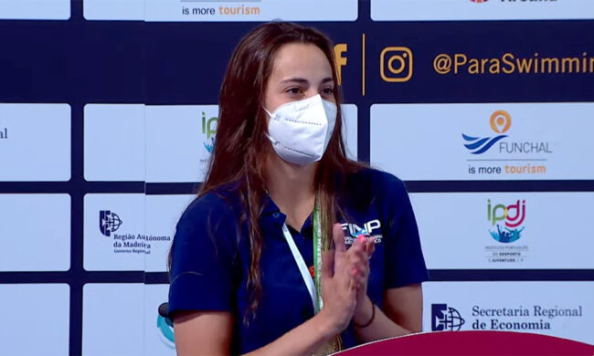 Giulia Terzi stella del nuoto paralimpico con 5 ori e un bronzo agli Europei