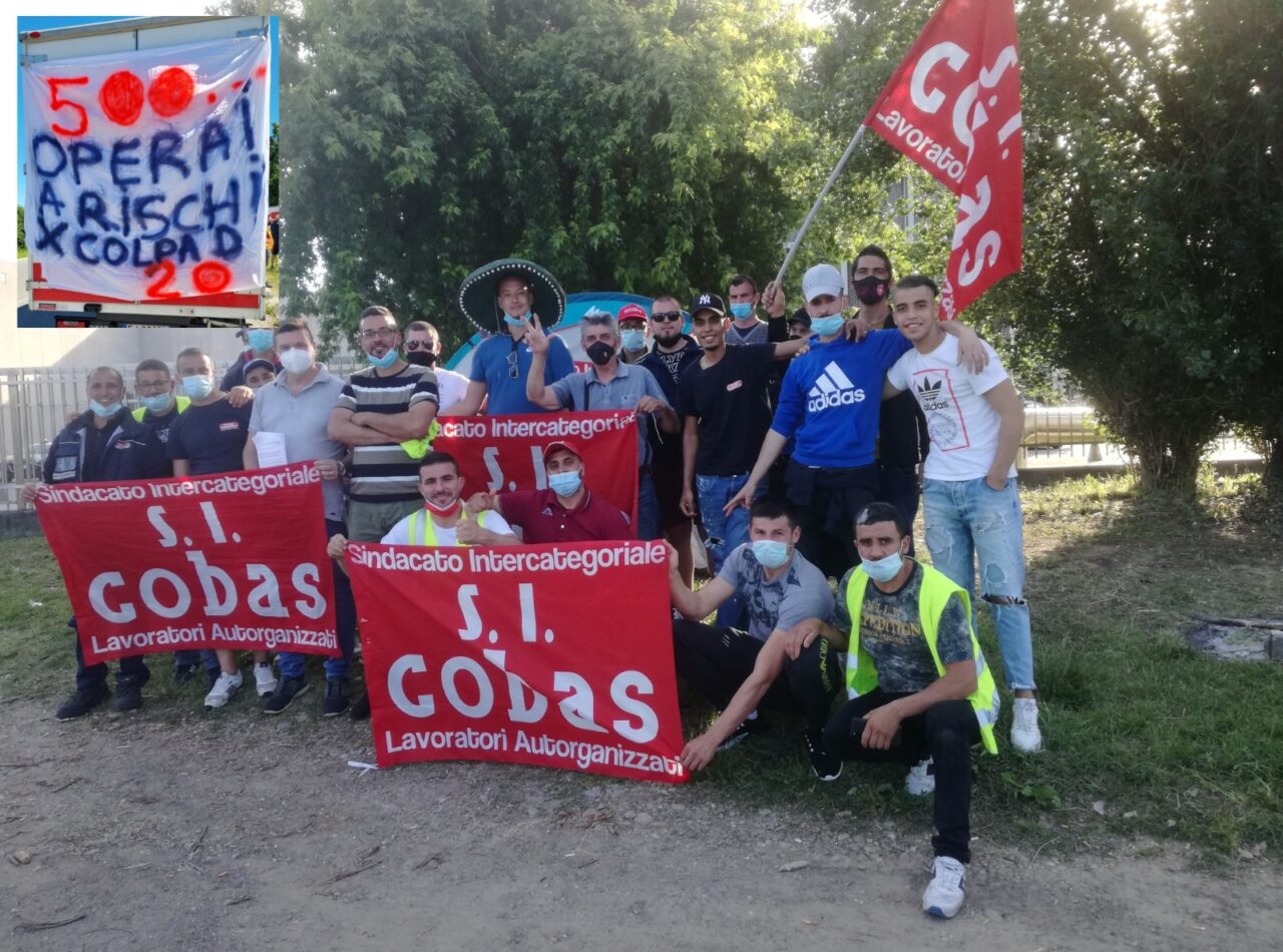 Lavoratori uno contro l’altro per lo sciopero al deposito di Mondo Convenienza