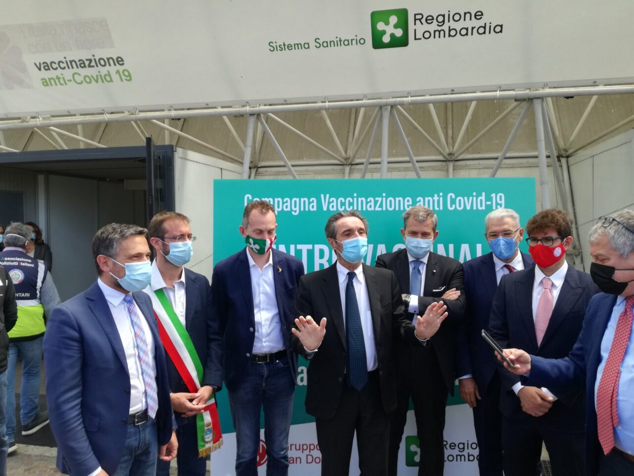 Fontana a Novegro: “Da oggi la Lombardia ha parametri da zona bianca”