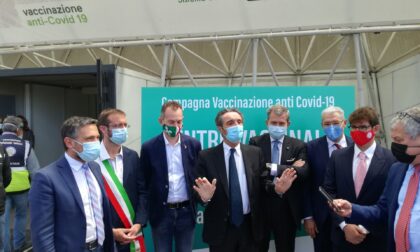 Fontana a Novegro: "Da oggi la Lombardia ha parametri da zona bianca"