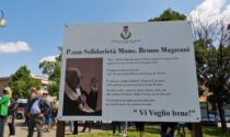Messa e intitolazione di una piazza a monsignor Bruno Magnani