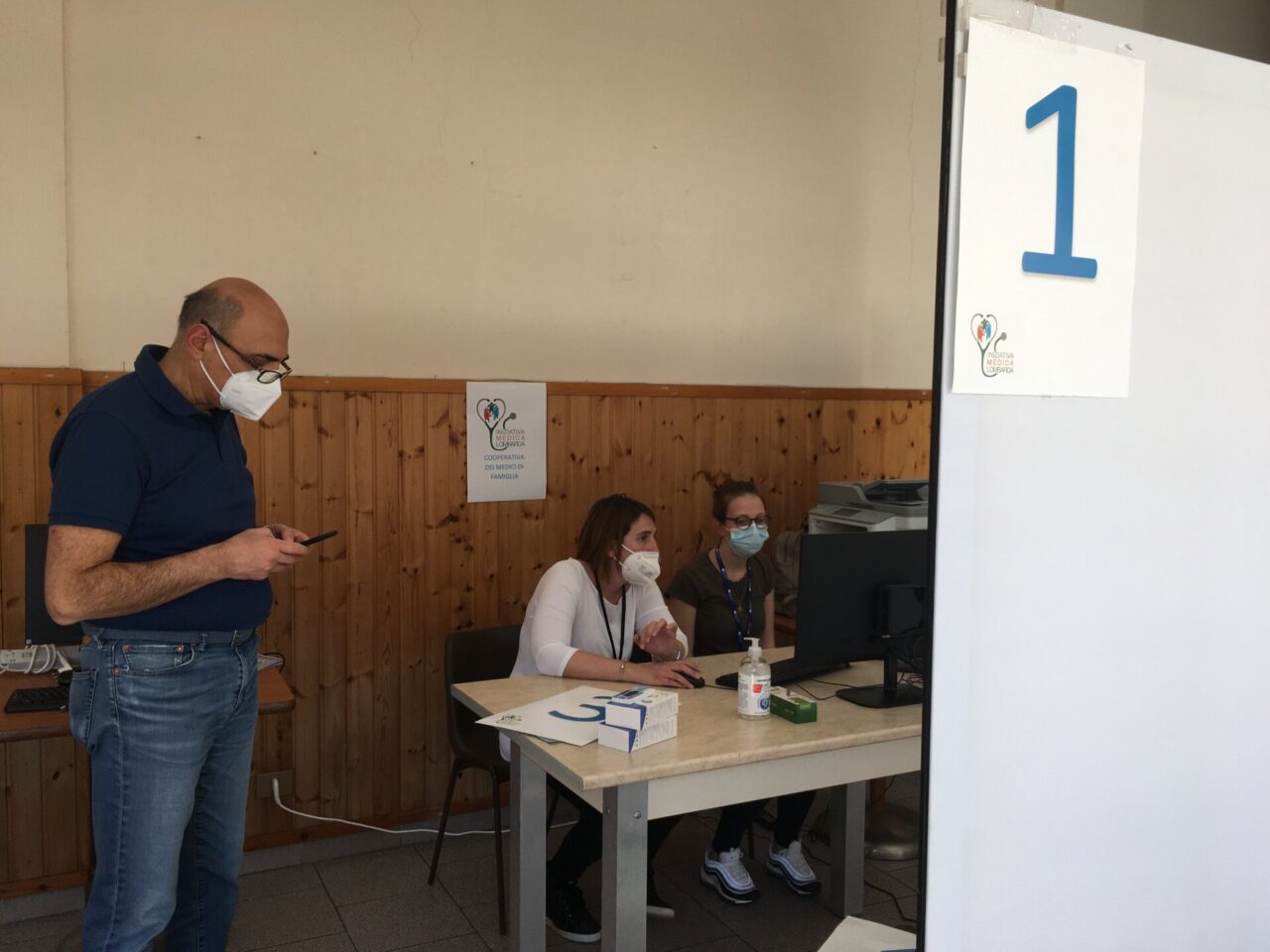 Prove generali per il centro vaccinale di Vimodrone